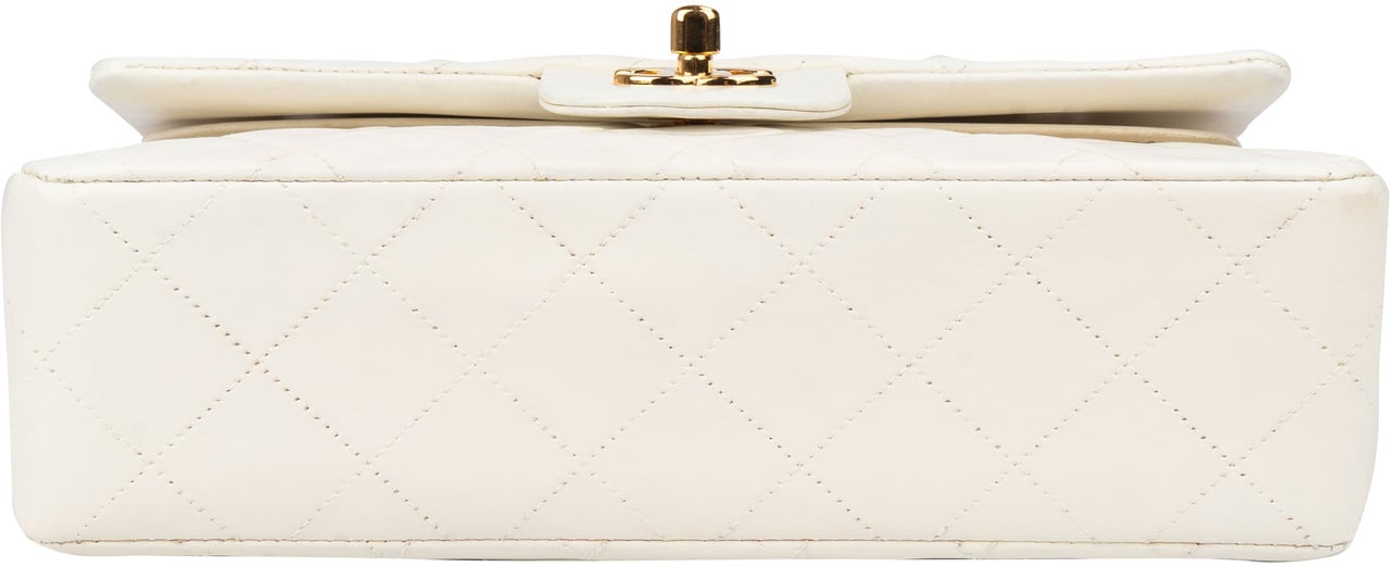 Chanel Chanel Quilted Lambskin 24K Small Double Flap Crossbody Bag Wit