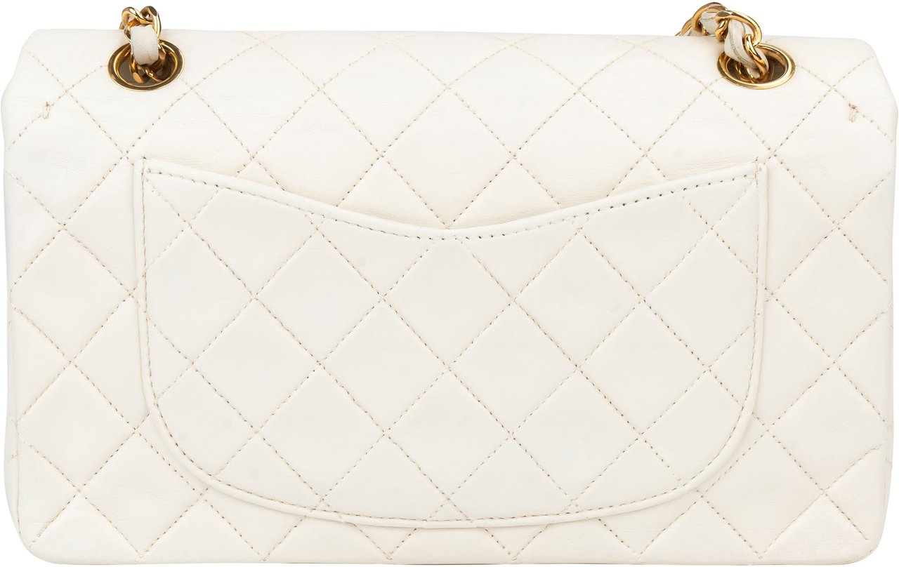 Chanel Chanel Quilted Lambskin 24K Small Double Flap Crossbody Bag Wit