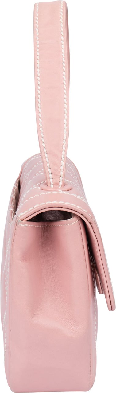 Chanel Chanel Quilted Lambskin 24K Gold Single Flap Rabat Handbag Rood