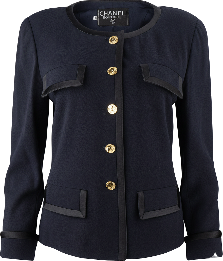 Chanel Chanel Classic First Lady Jacket (DE36 / FR38) Blauw
