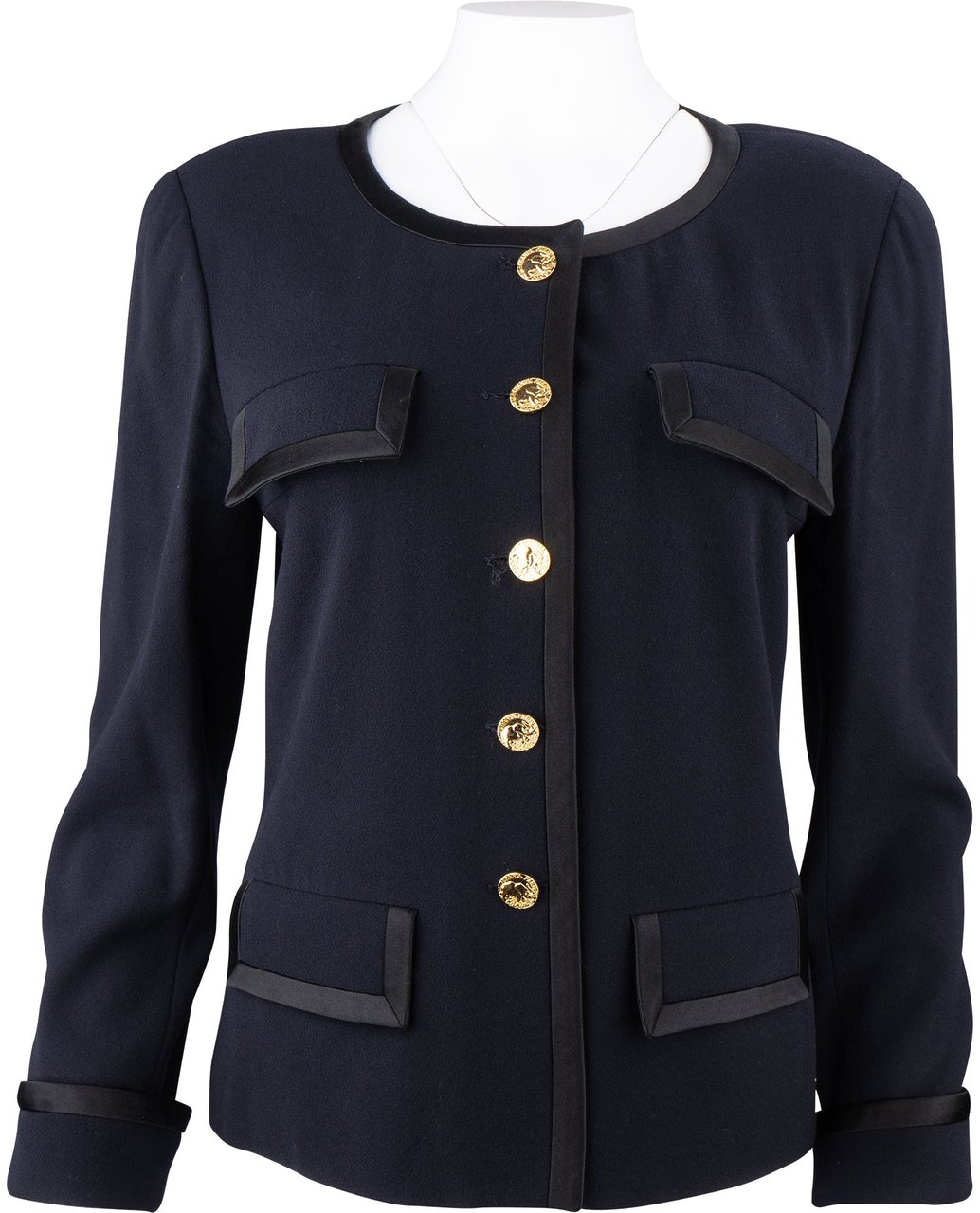 Chanel Chanel Classic First Lady Jacket (DE36 / FR38) Blauw