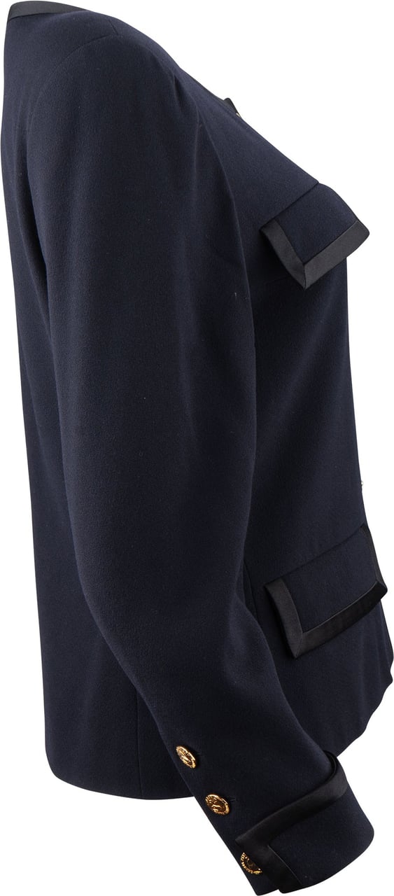 Chanel Chanel Classic First Lady Jacket (DE36 / FR38) Blauw