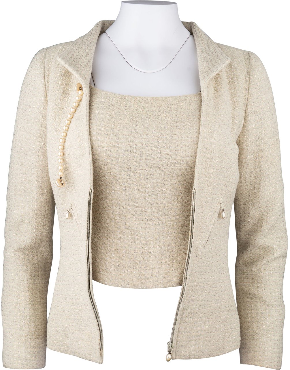 Chanel Chanel Glitter Tweed Set Jacket (DE35 / FR38) Divers