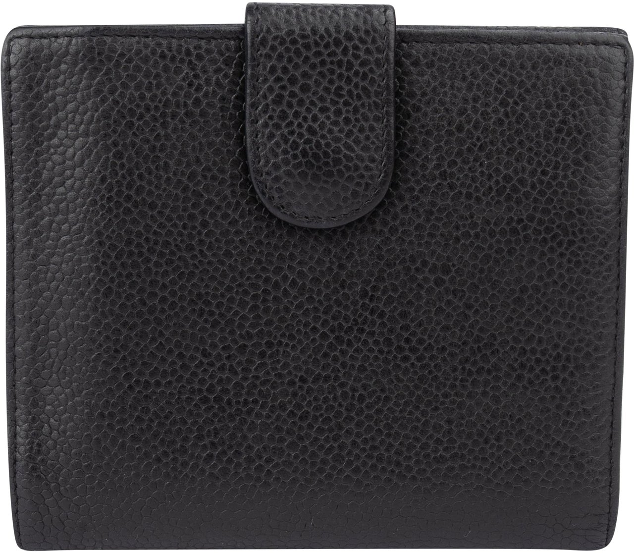Chanel Caviar Leather CC Wallet Zwart