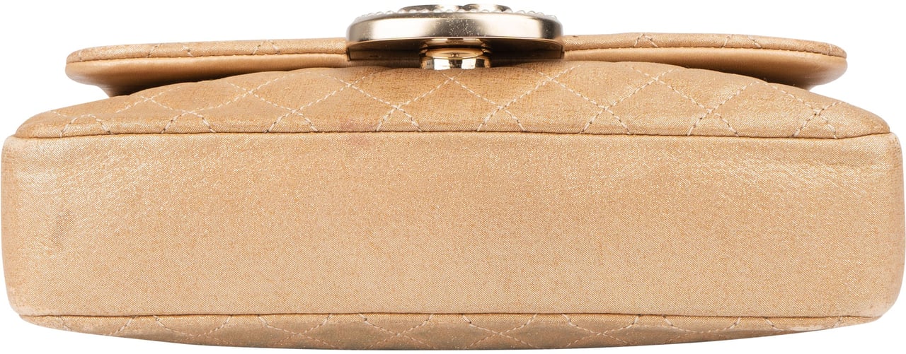 Chanel Chanel Quilted Pearl CC Single Flap Crossbody Bag Divers