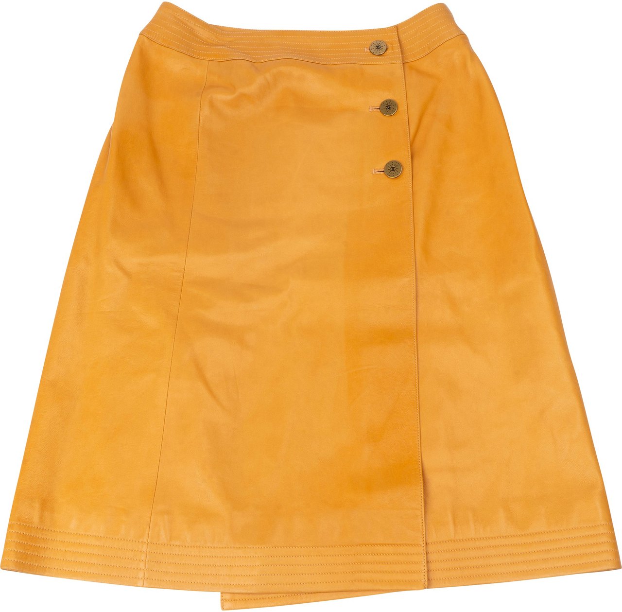 Chanel Chanel Lambskin CC Skirt (DE 36 / FR 38) Bruin