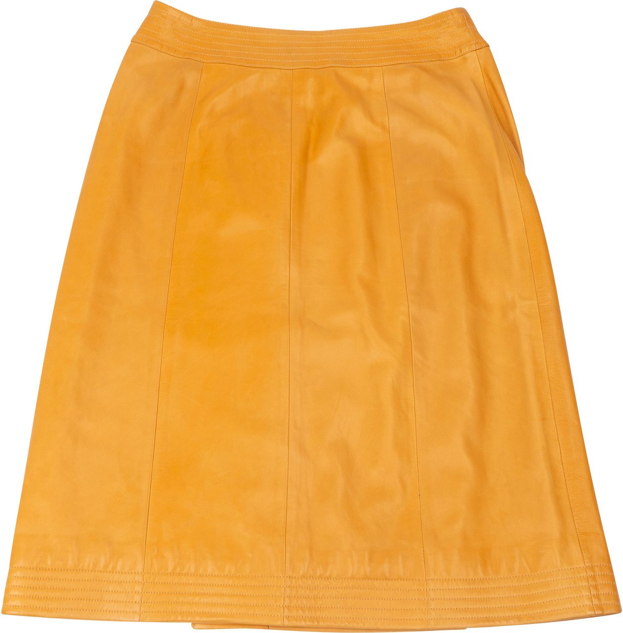 Chanel Chanel Lambskin CC Skirt (DE 36 / FR 38) Bruin