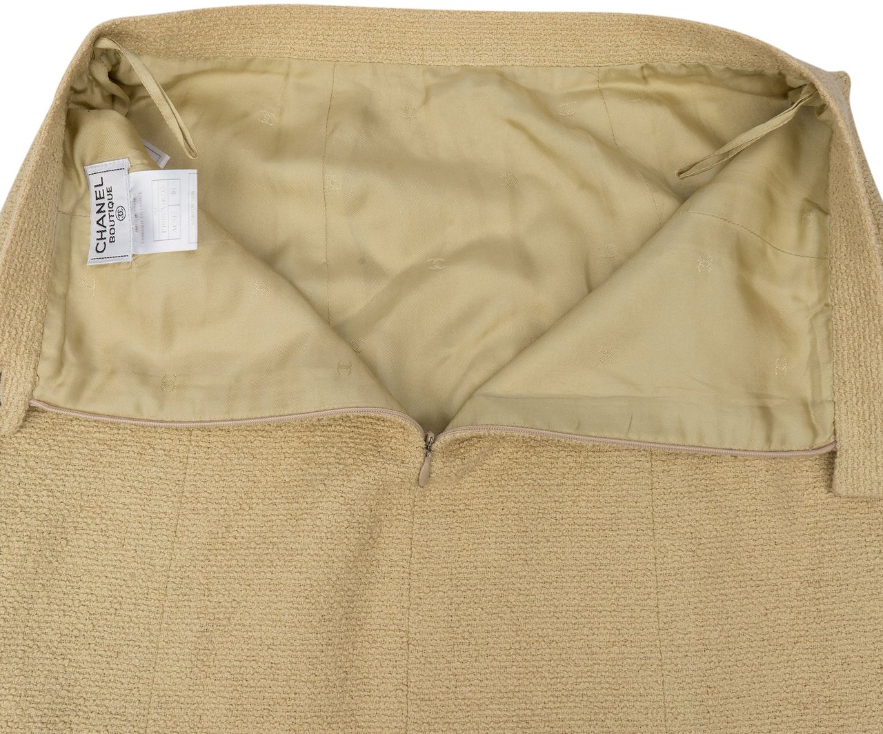 Chanel Chanel Classic Tweed Skirt (DE 38 / FR 40) Groen