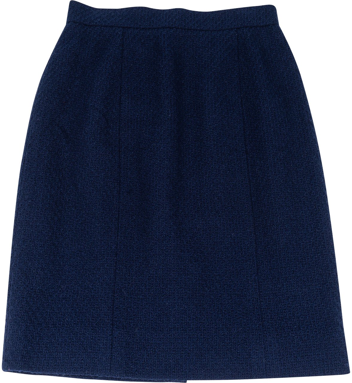 Chanel Chanel Bleu Tweed Skirt (DE 36 / FR 38) Blauw