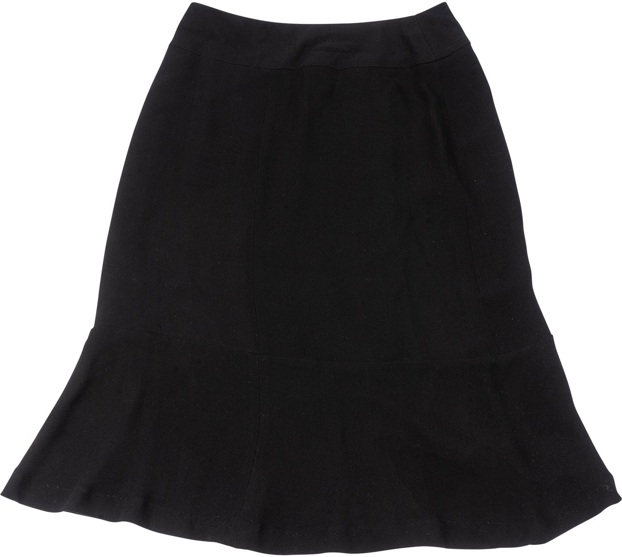 Chanel Chanel Noir Silk Skirt (DE 34 / FR 36) Zwart