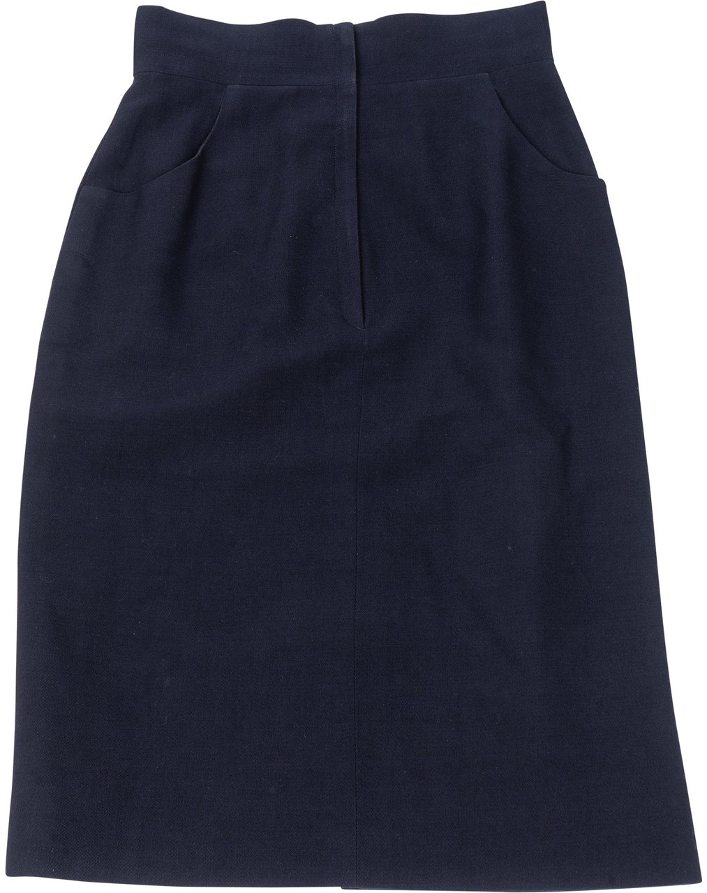 Chanel Classic Navy Skirt (DE 34 / FR 36) Blauw