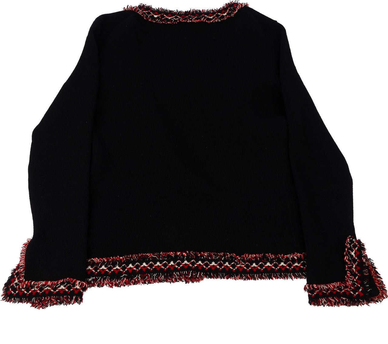 Chanel Chanel Cashmere Britain Tweed Jacket (DE 36 / FR 38) Zwart