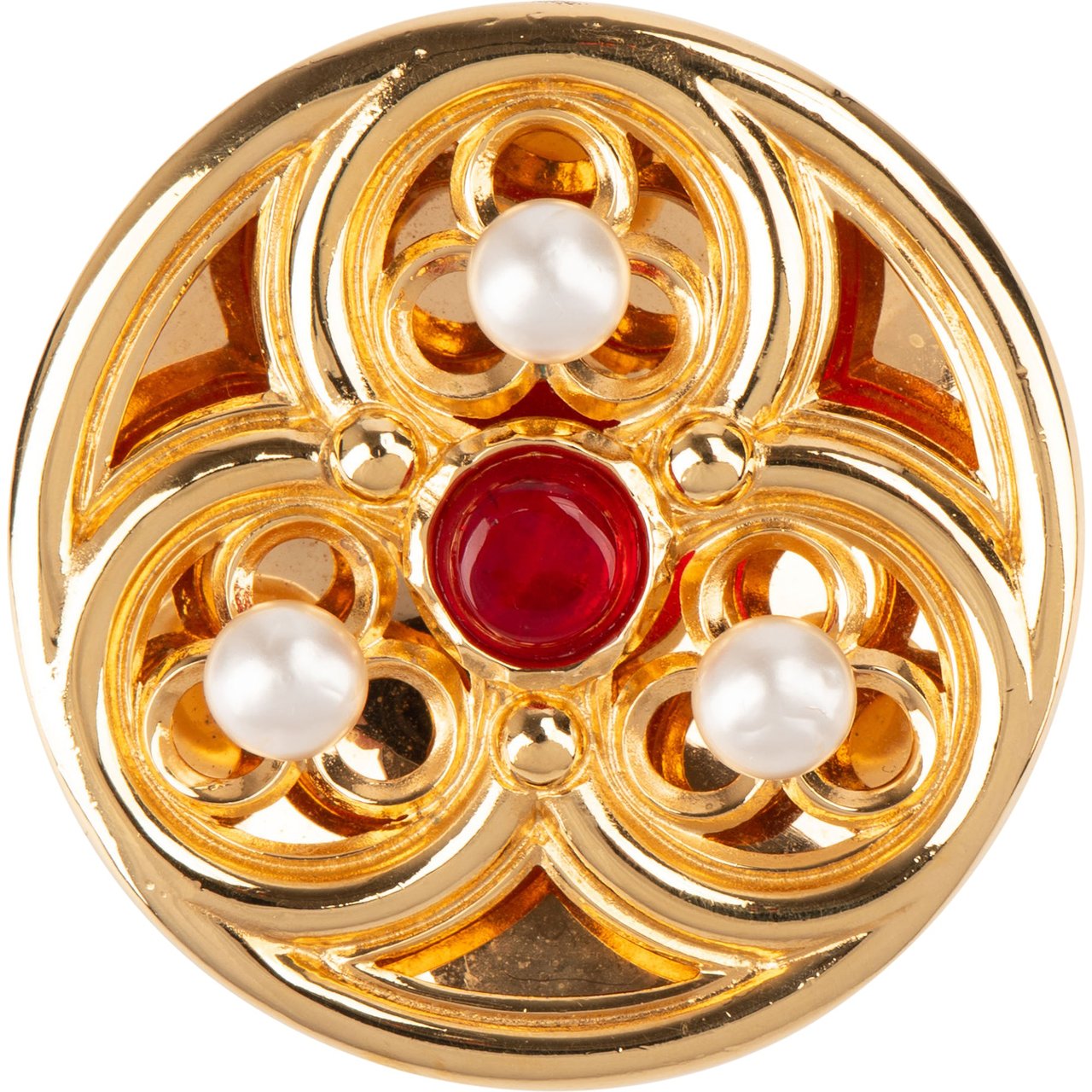 Chanel Big Golden Gripoa Brooch Divers
