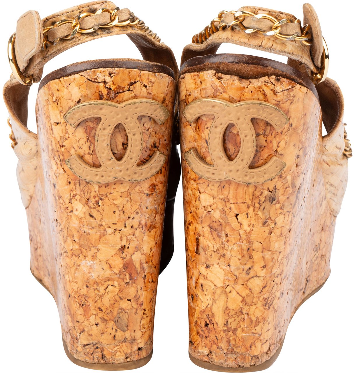 Chanel Chanel Cork CC Espadrilles Shoes (36,5) Divers