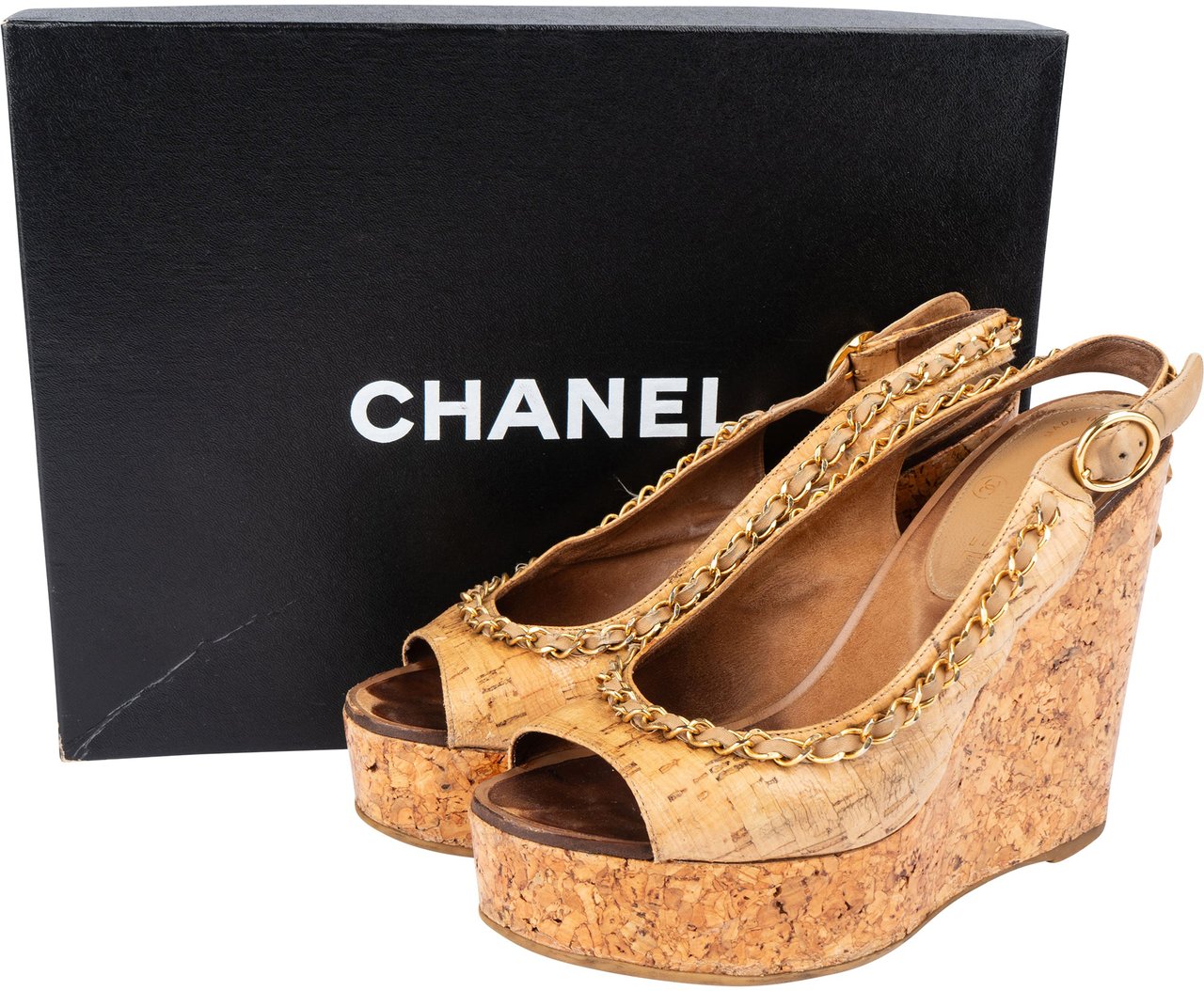 Chanel Chanel Cork CC Espadrilles Shoes (36,5) Divers