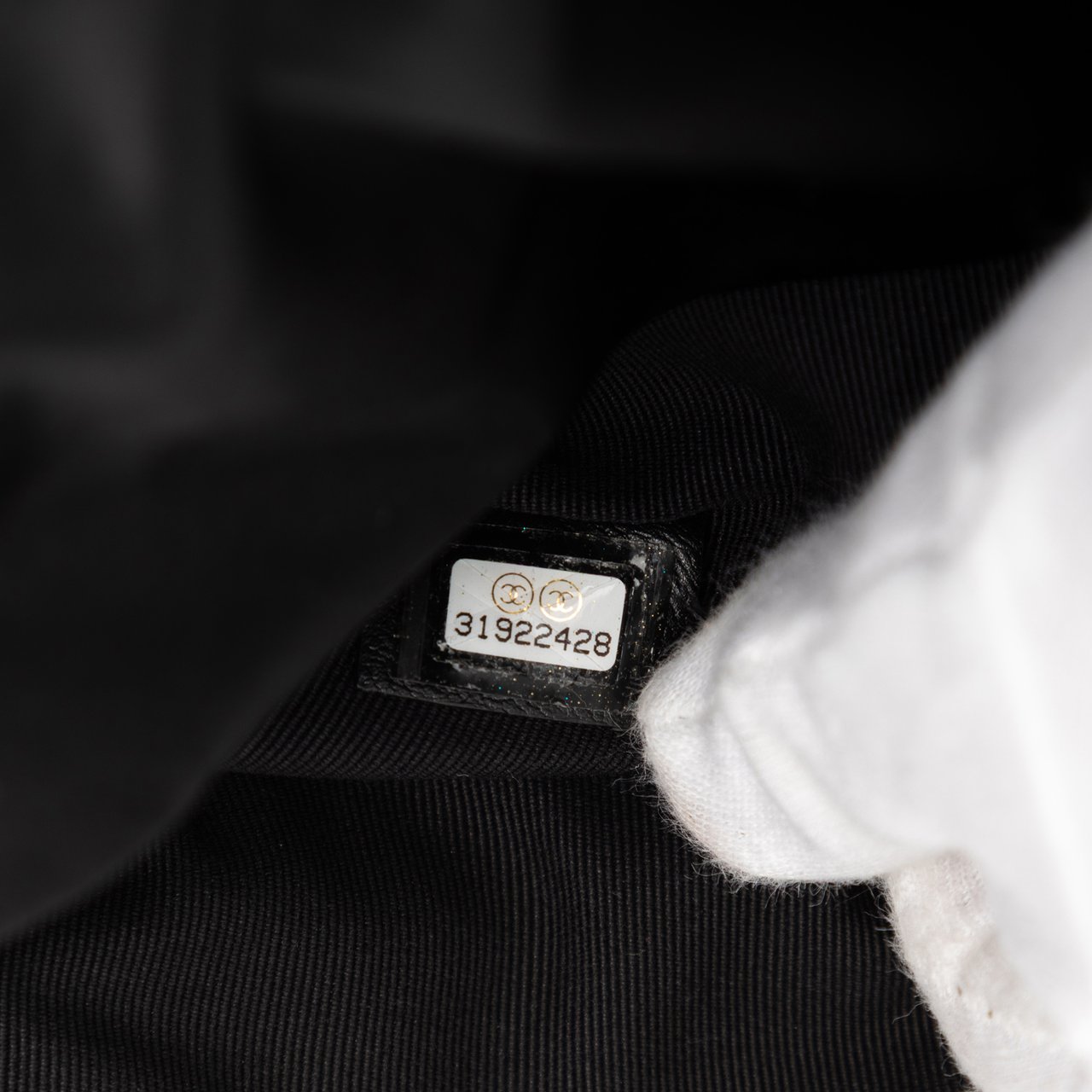 Chanel Nylon Grosgrain Lifestyle Foldable Tote Zwart