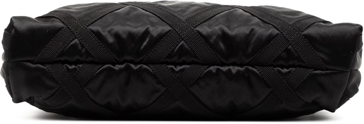 Chanel Nylon Grosgrain Lifestyle Foldable Tote Zwart