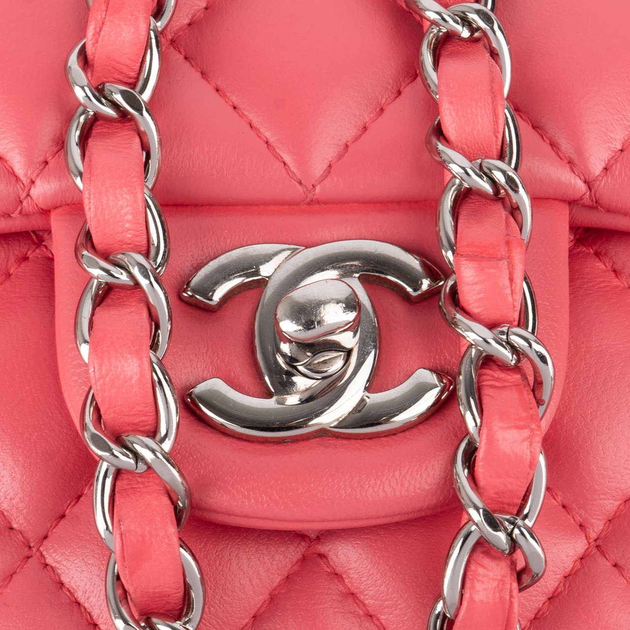 Chanel Quilted Lambskin Mini Single Flap Crossbody Bag Divers