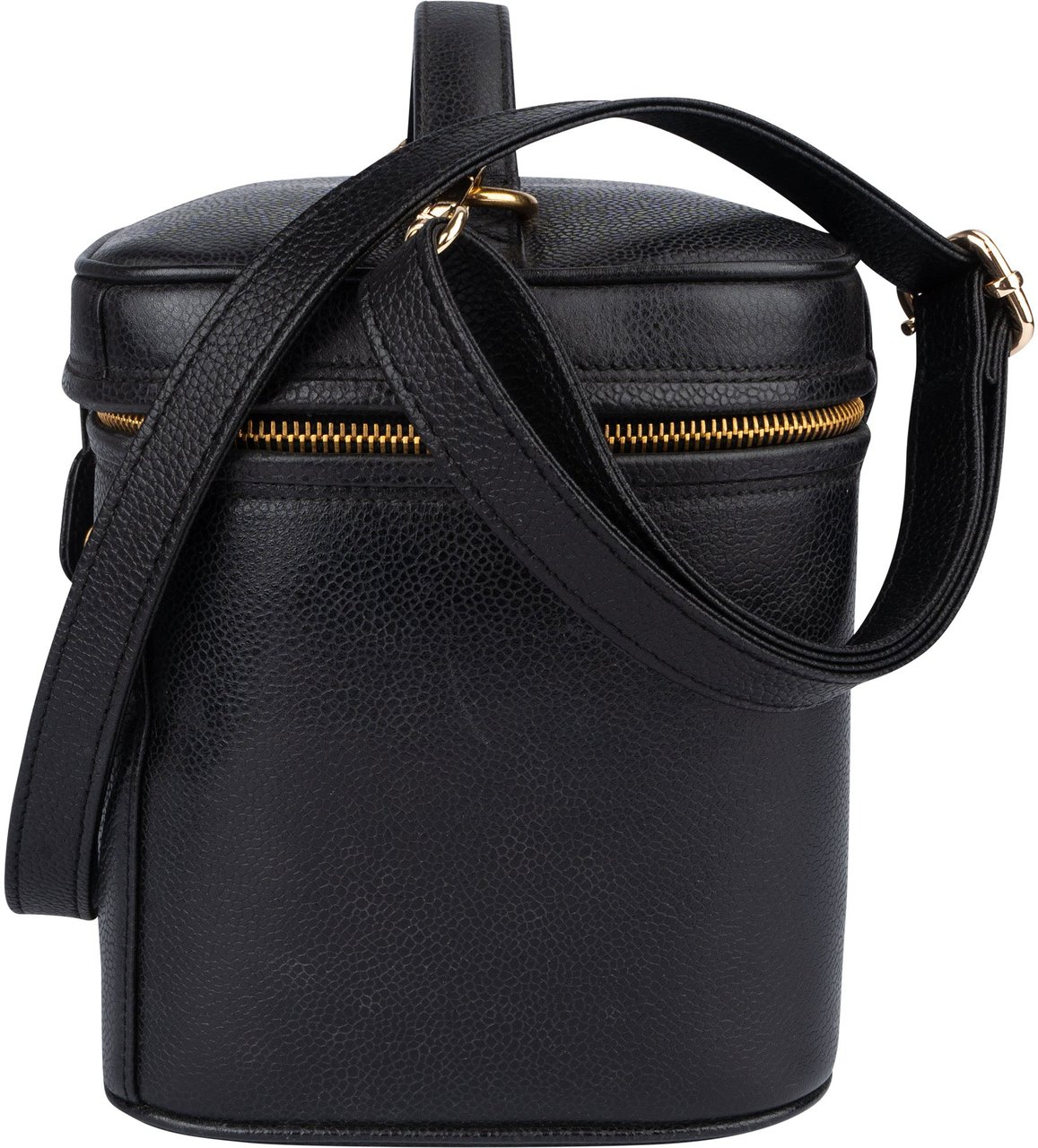 Chanel Chanel Caviar Leather CC Vanity Handbag Zwart