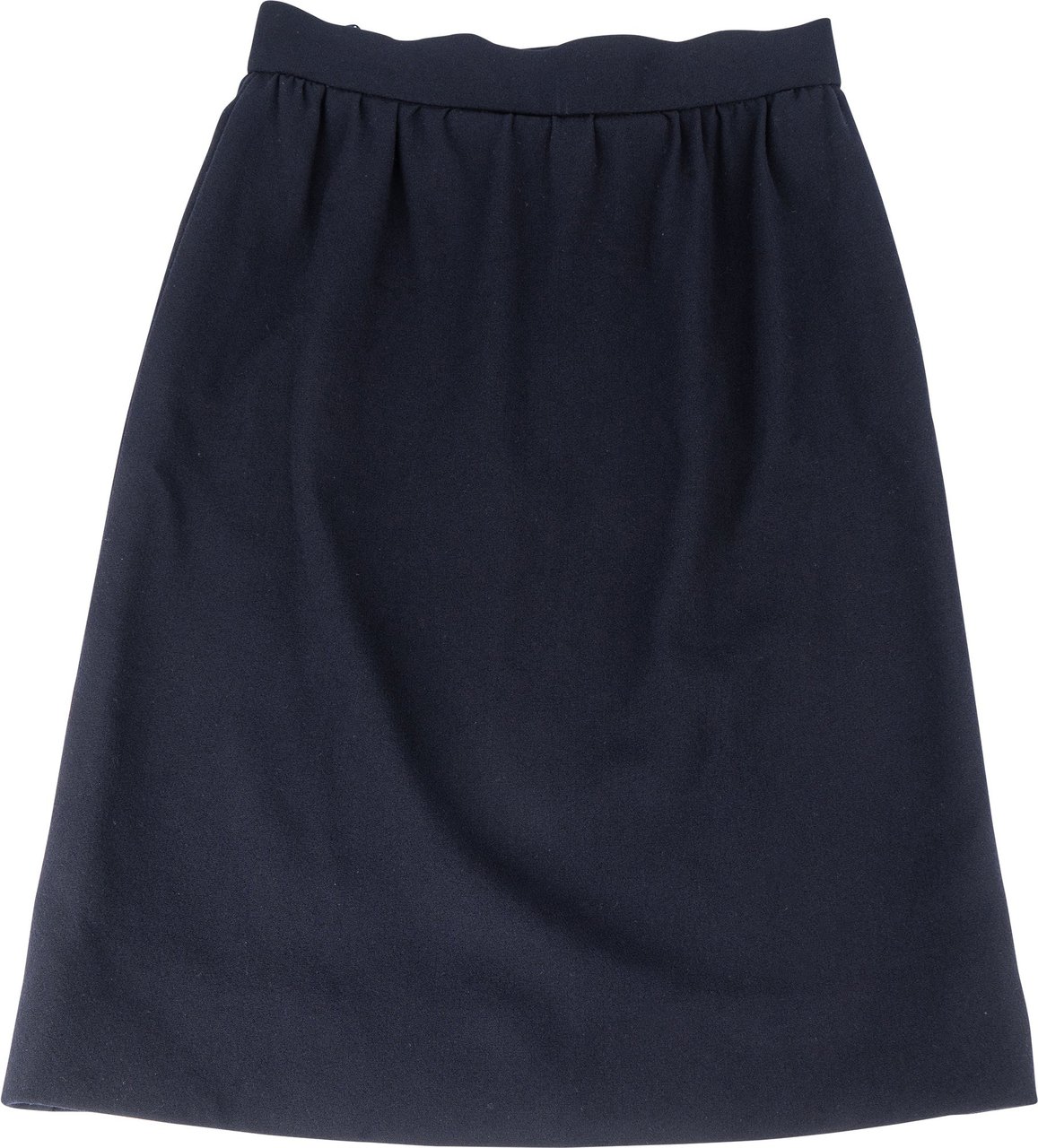 Chanel Chanel Classic Bleu Skirt (FR 38 / D 36) Blauw