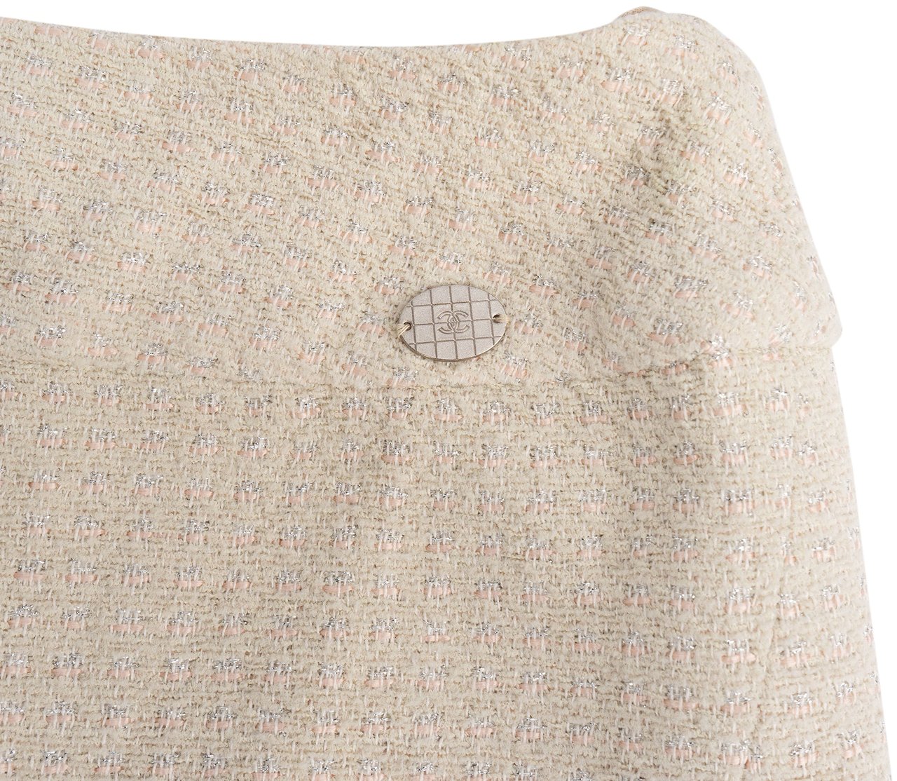 Chanel Chanel Glitter Tweed Skirt (DE34 / FR36) Groen