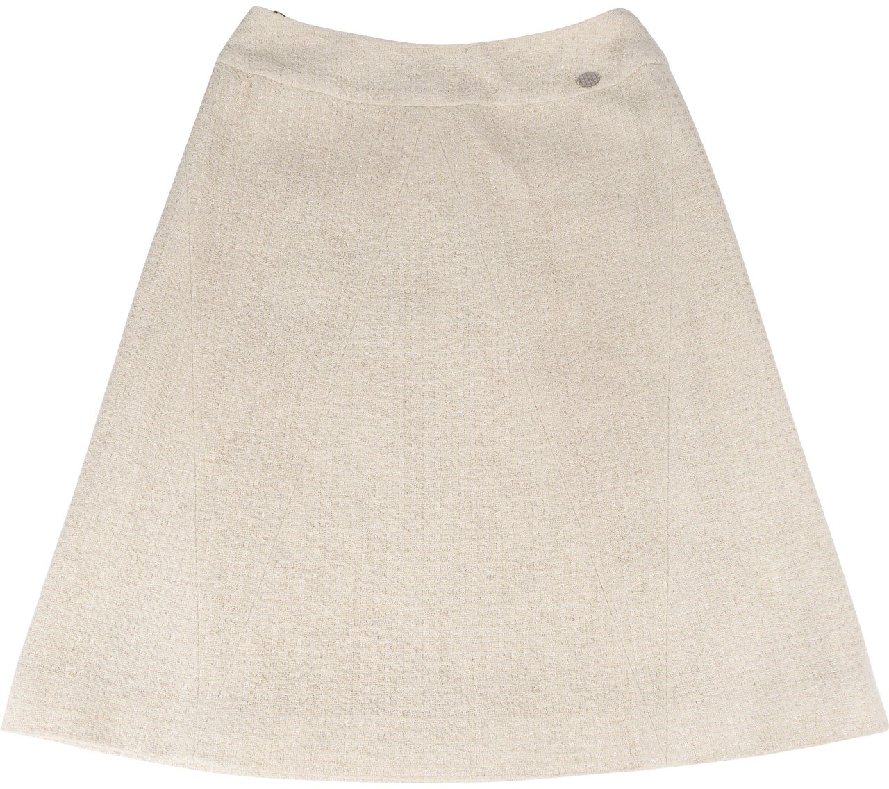Chanel Chanel Glitter Tweed Skirt (DE34 / FR36) Groen