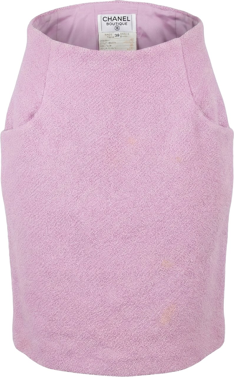 Chanel Chanel Purple Tweed Skirt (DE36 / FR38) Paars
