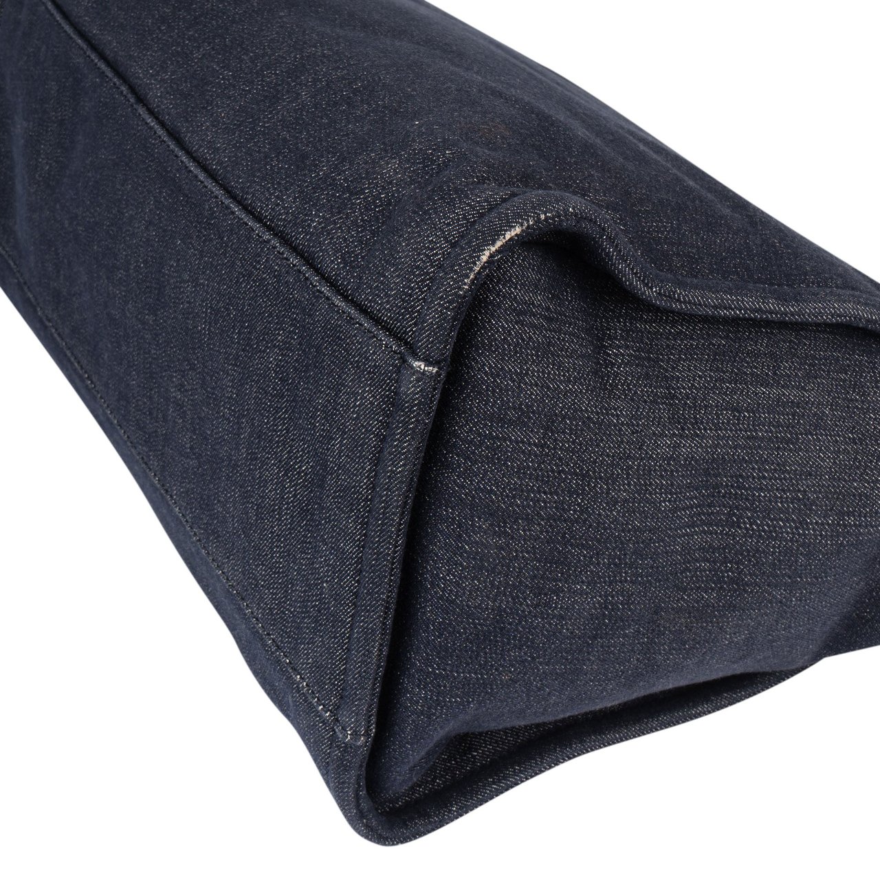 Chanel Chanel Bleu Cotton Deauville Handbag Blauw