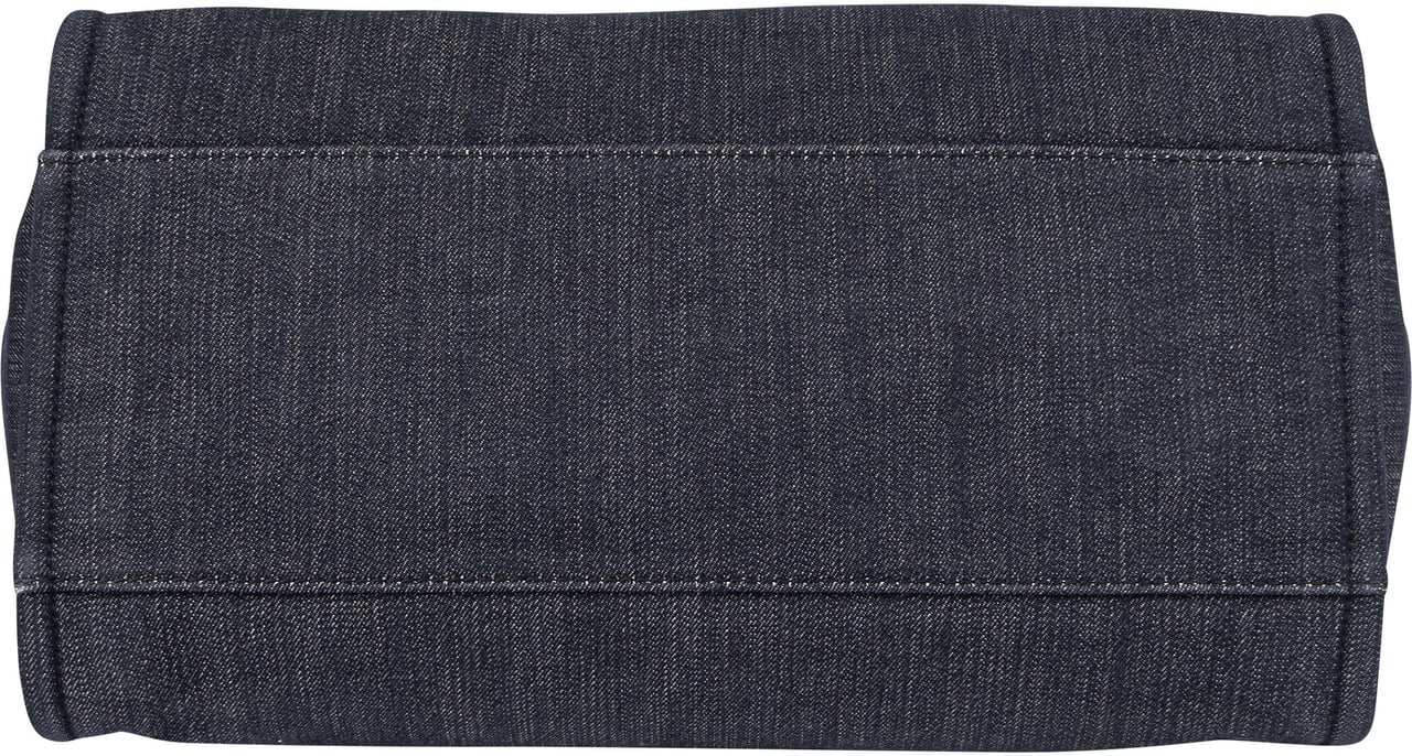 Chanel Chanel Bleu Cotton Deauville Handbag Blauw