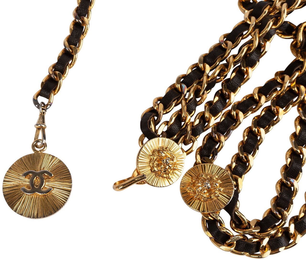 Chanel Chanel Lambskin Golden Belly Chain Divers