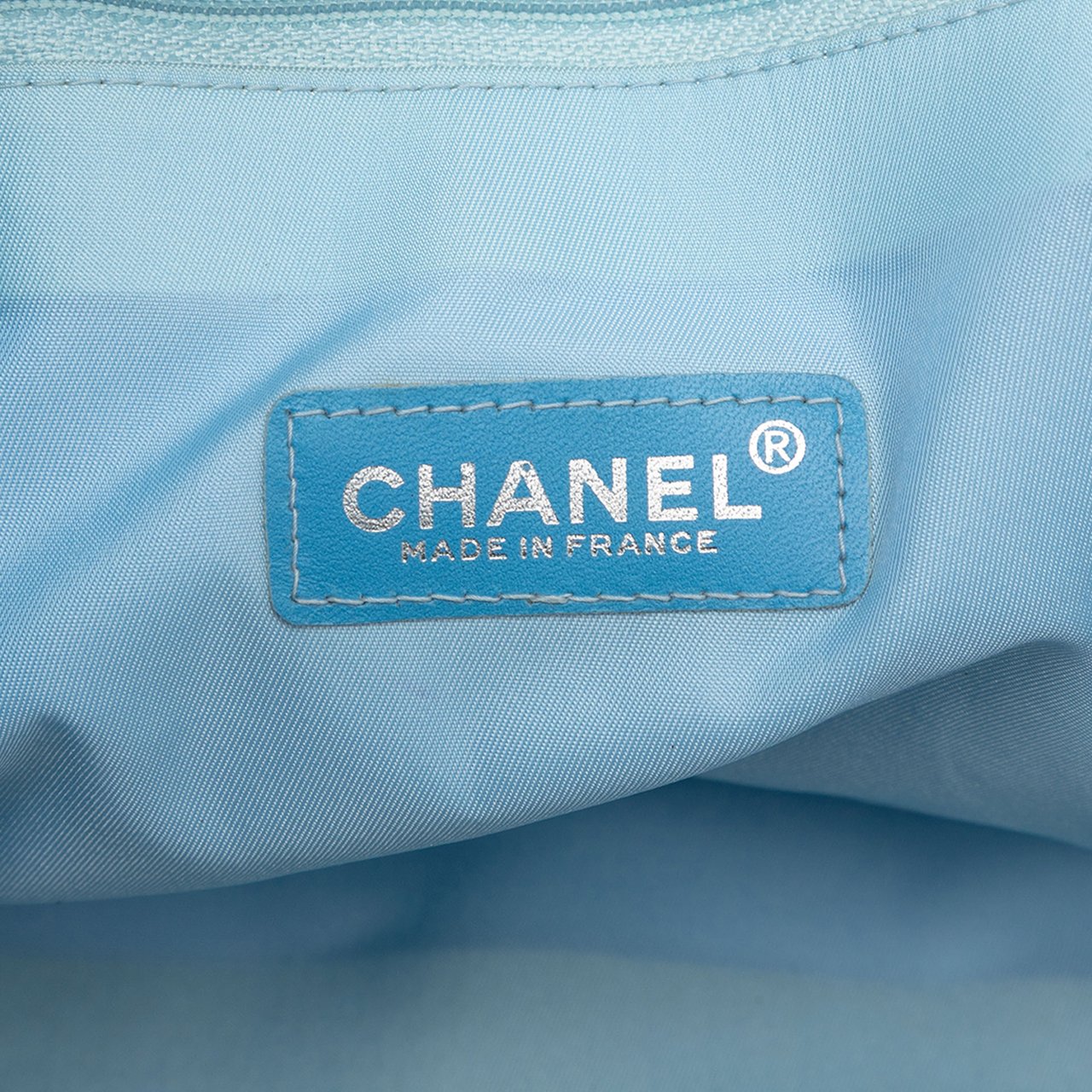 Chanel New Travel Line Nylon Tote Blauw