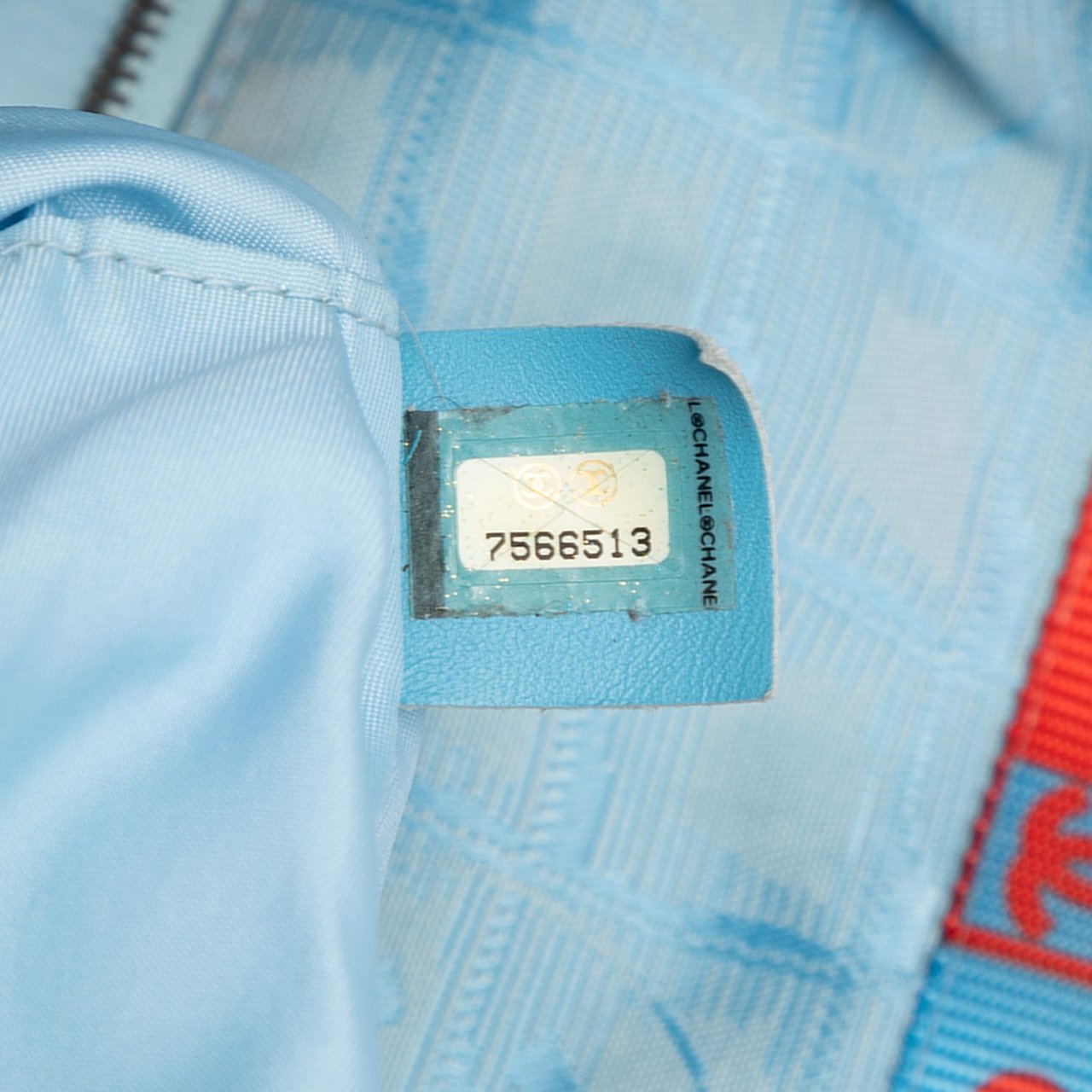 Chanel New Travel Line Nylon Tote Blauw