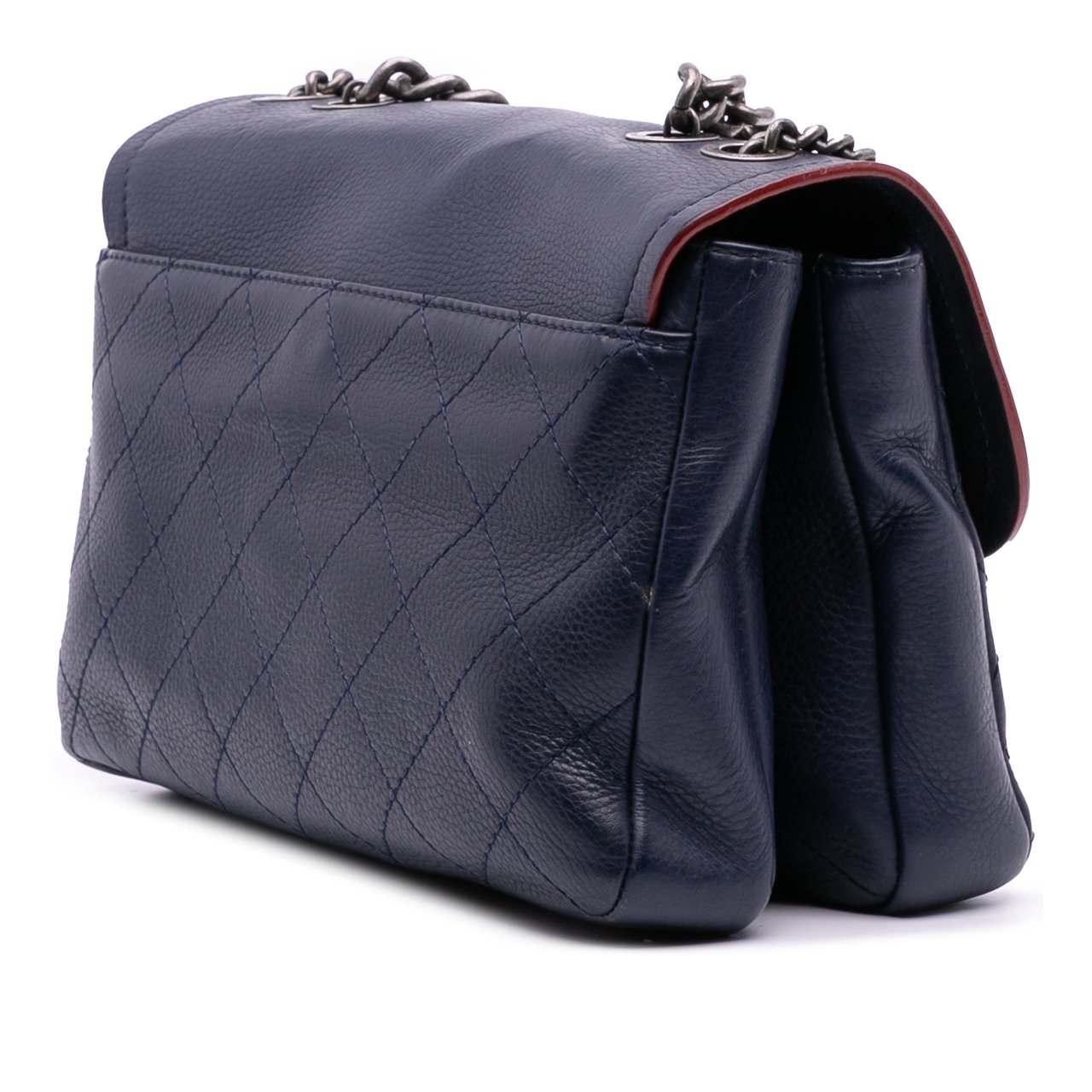 Chanel Paris-Greece Calfskin Archi Chic Flap Blauw