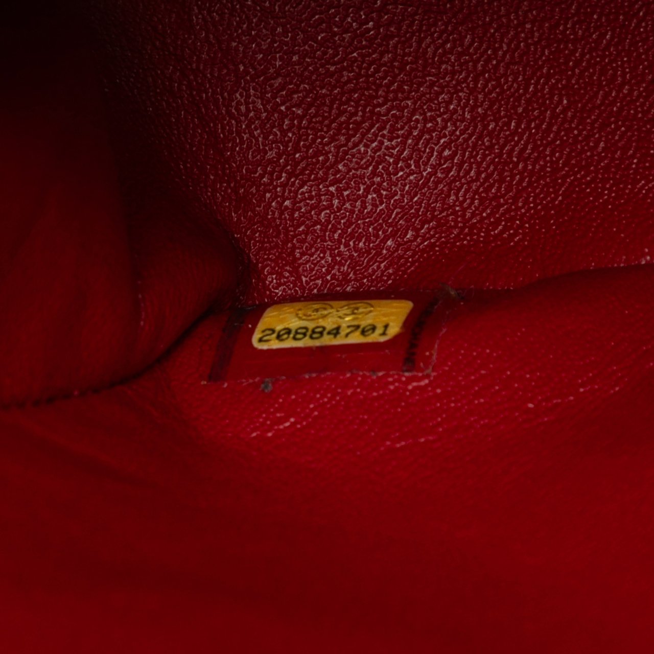 Chanel Medium Classic Lambskin Double Flap Rood