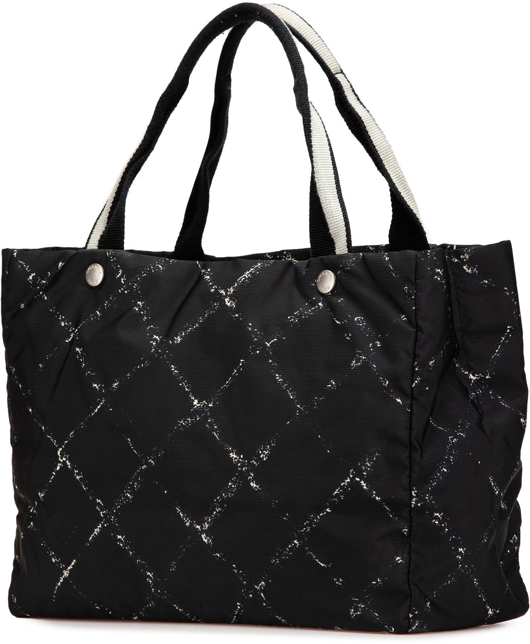 Chanel Old Travel Line Nylon Tote Zwart
