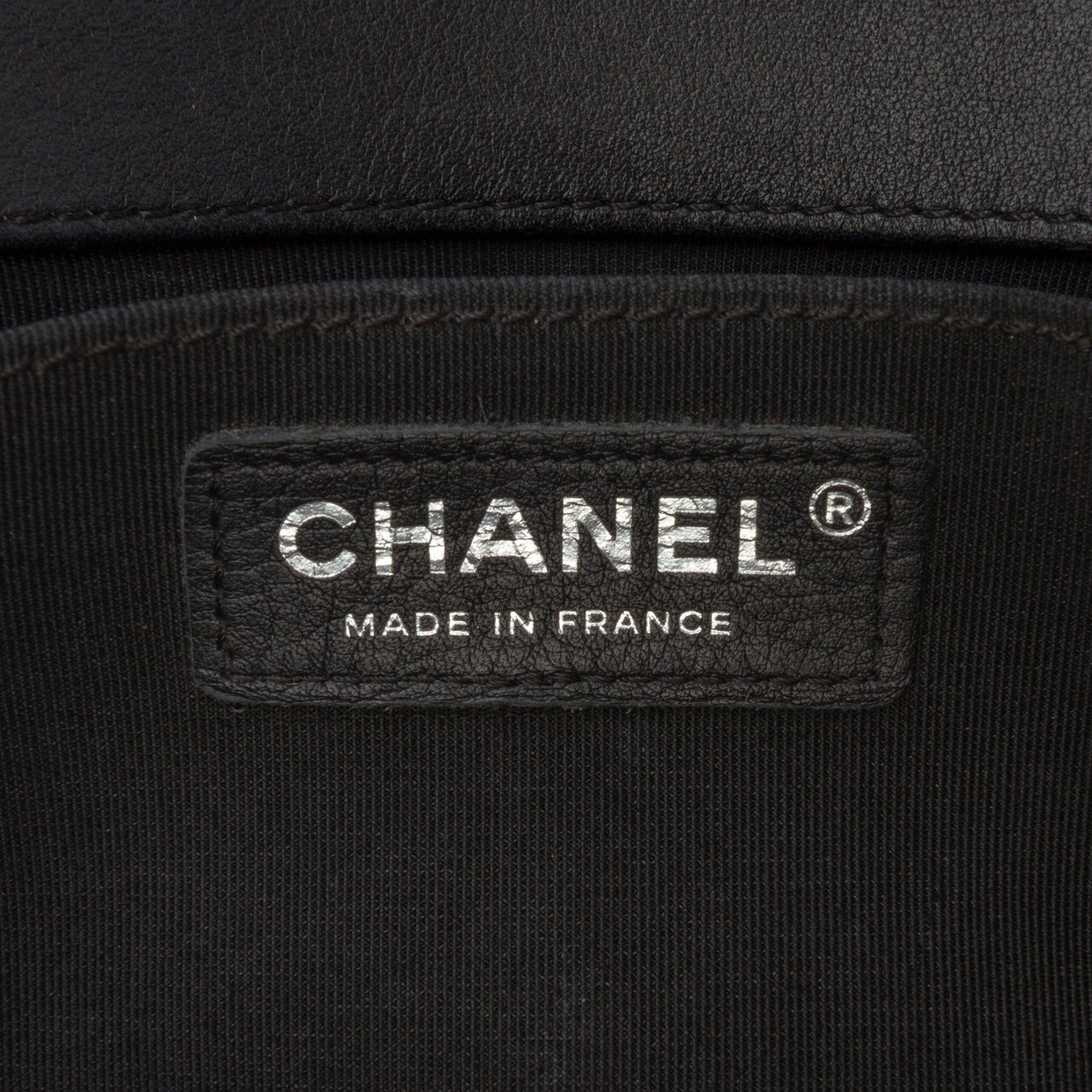 Chanel Old Medium Braided Calfskin Boy Flap Blauw