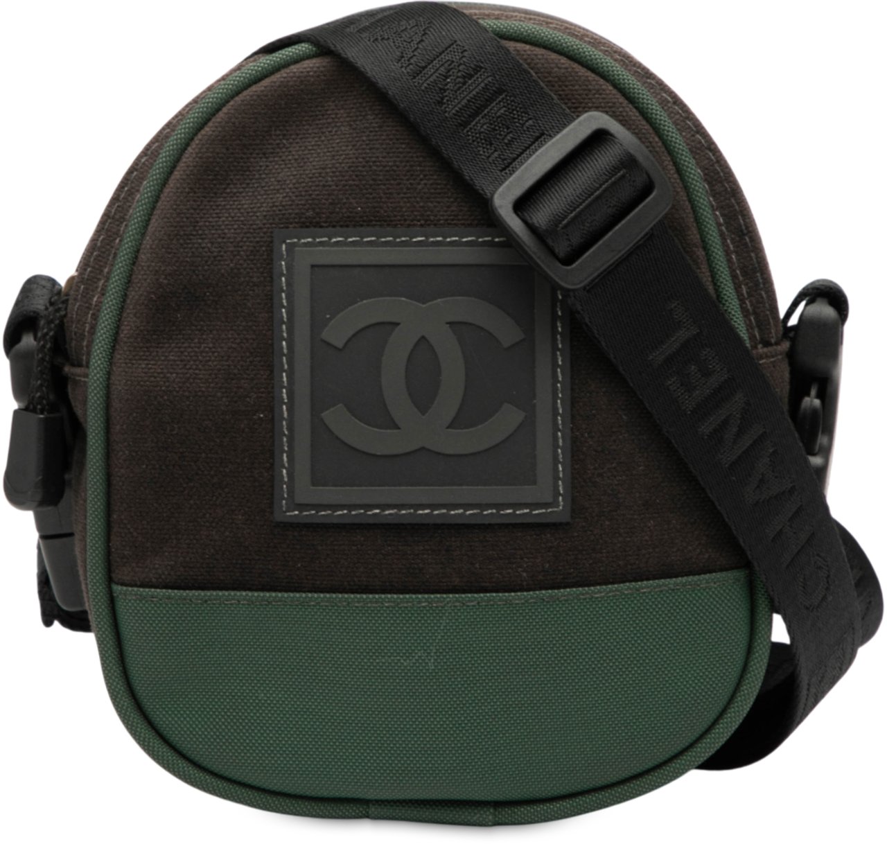 Chanel Sport Line CC Nylon Crossbody Bruin