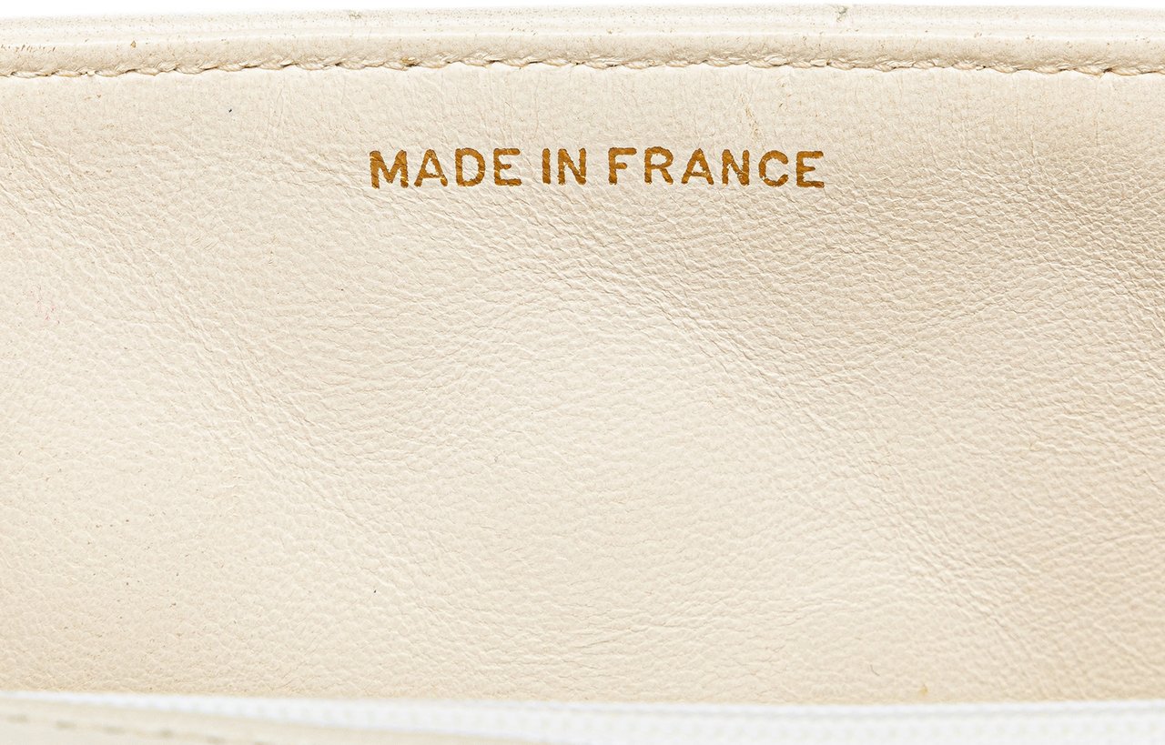 Chanel Mini Square Classic Lambskin Single Flap Wit