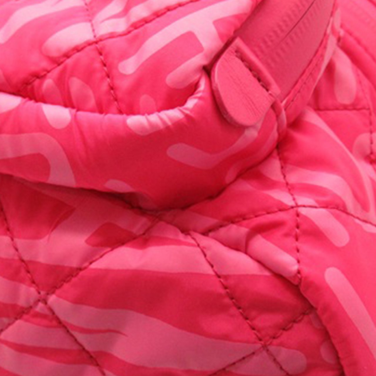 Chanel Printed Nylon Coco Neige Convertible Backpack Roze