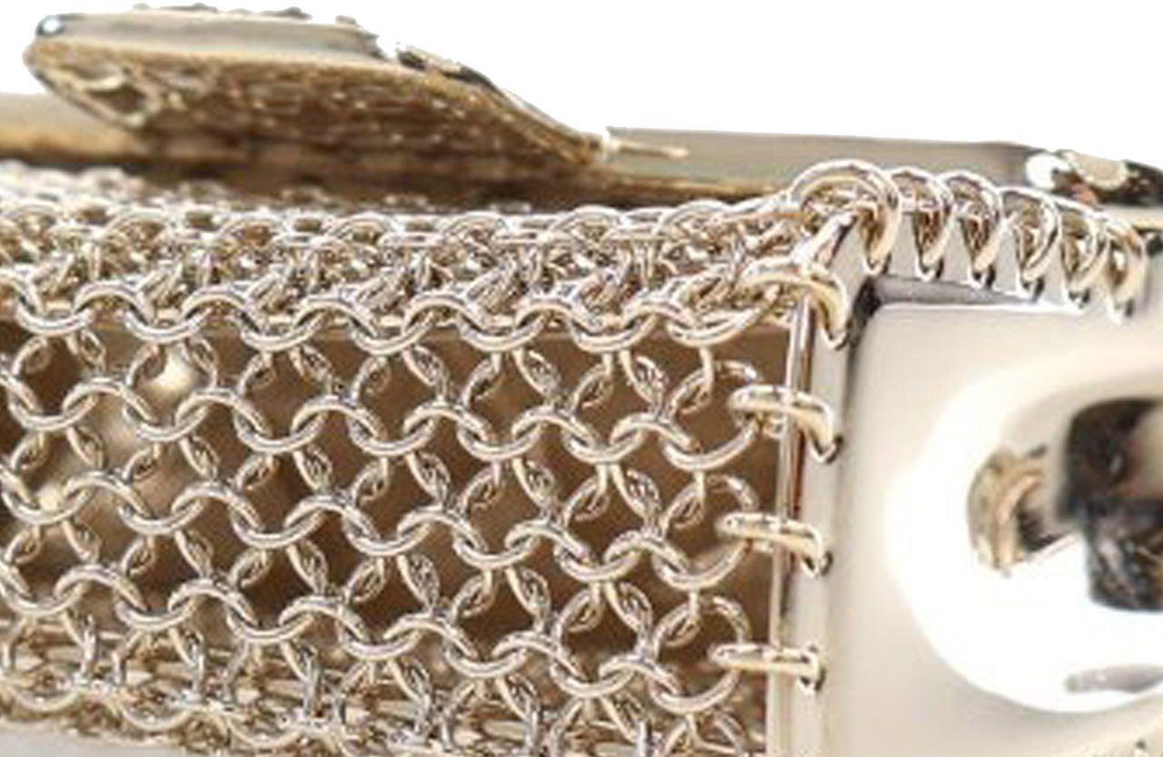 Chanel Gold Plated Lambskin Micro Flap Bag Pendant Necklace Goud