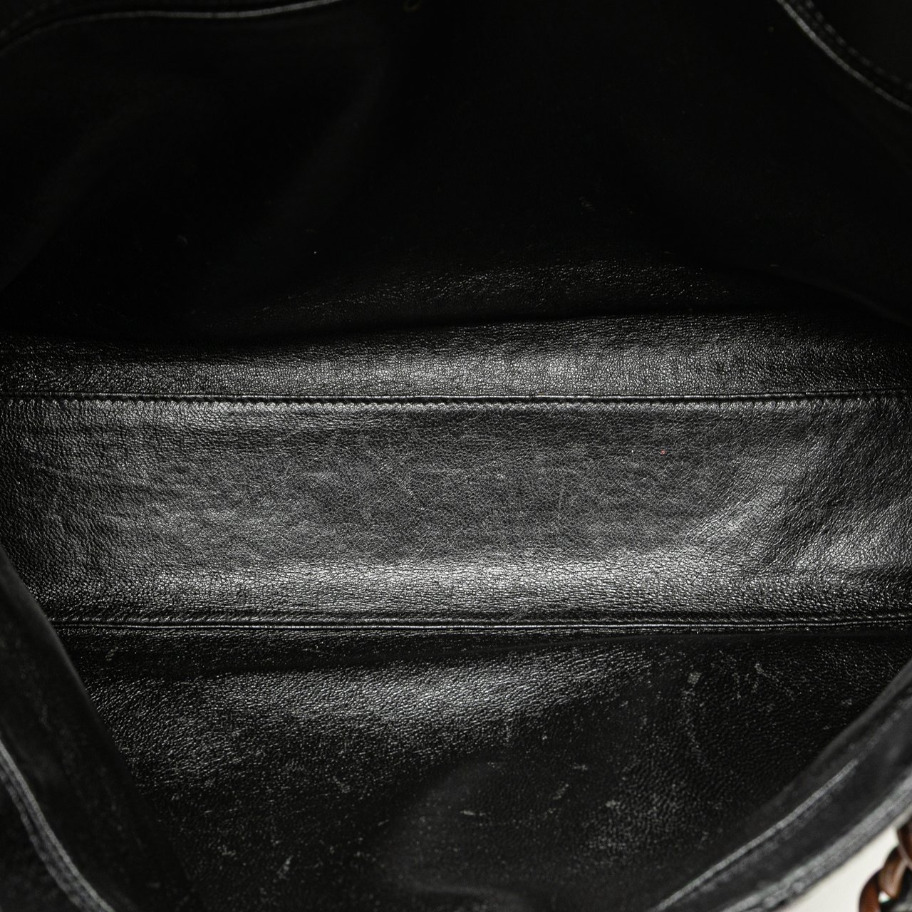 Chanel CC Quilted Caviar Tortoise Chain Tote Zwart