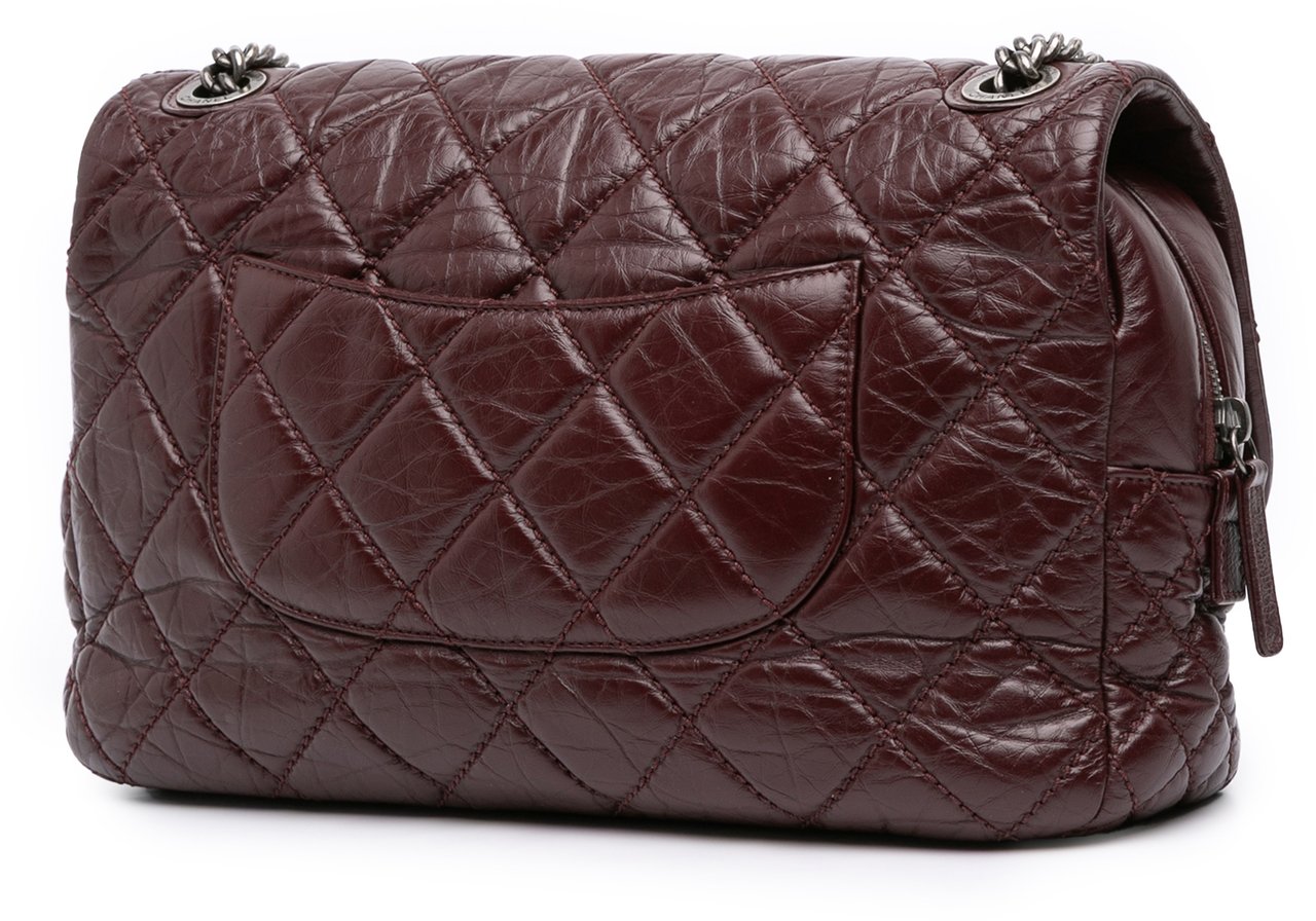 Chanel Jumbo Quilted Aged Calfskin New Portobello Flap Rood