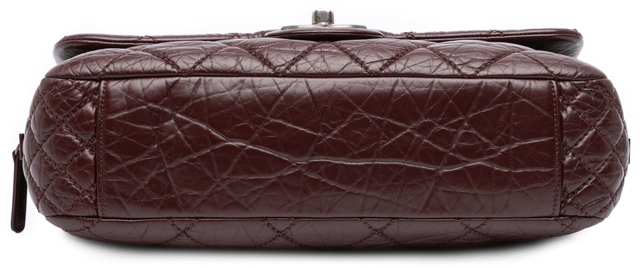 Chanel Jumbo Quilted Aged Calfskin New Portobello Flap Rood