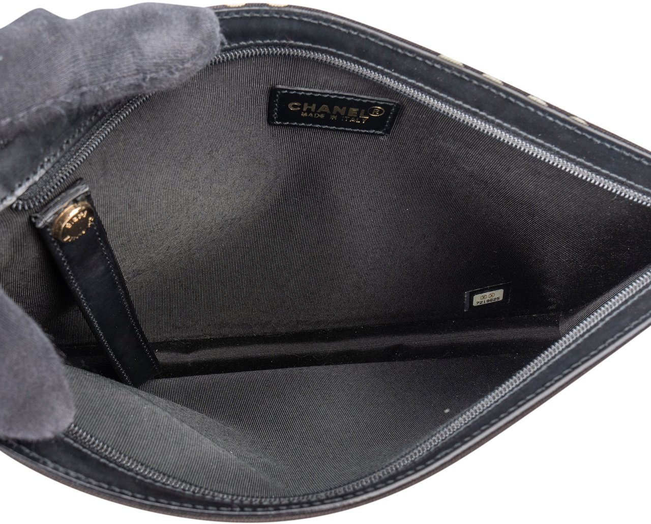 Chanel Chanel Coco Mark Clutch Zwart