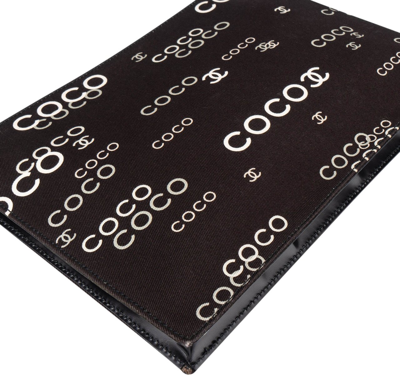 Chanel Chanel Coco Mark Clutch Zwart