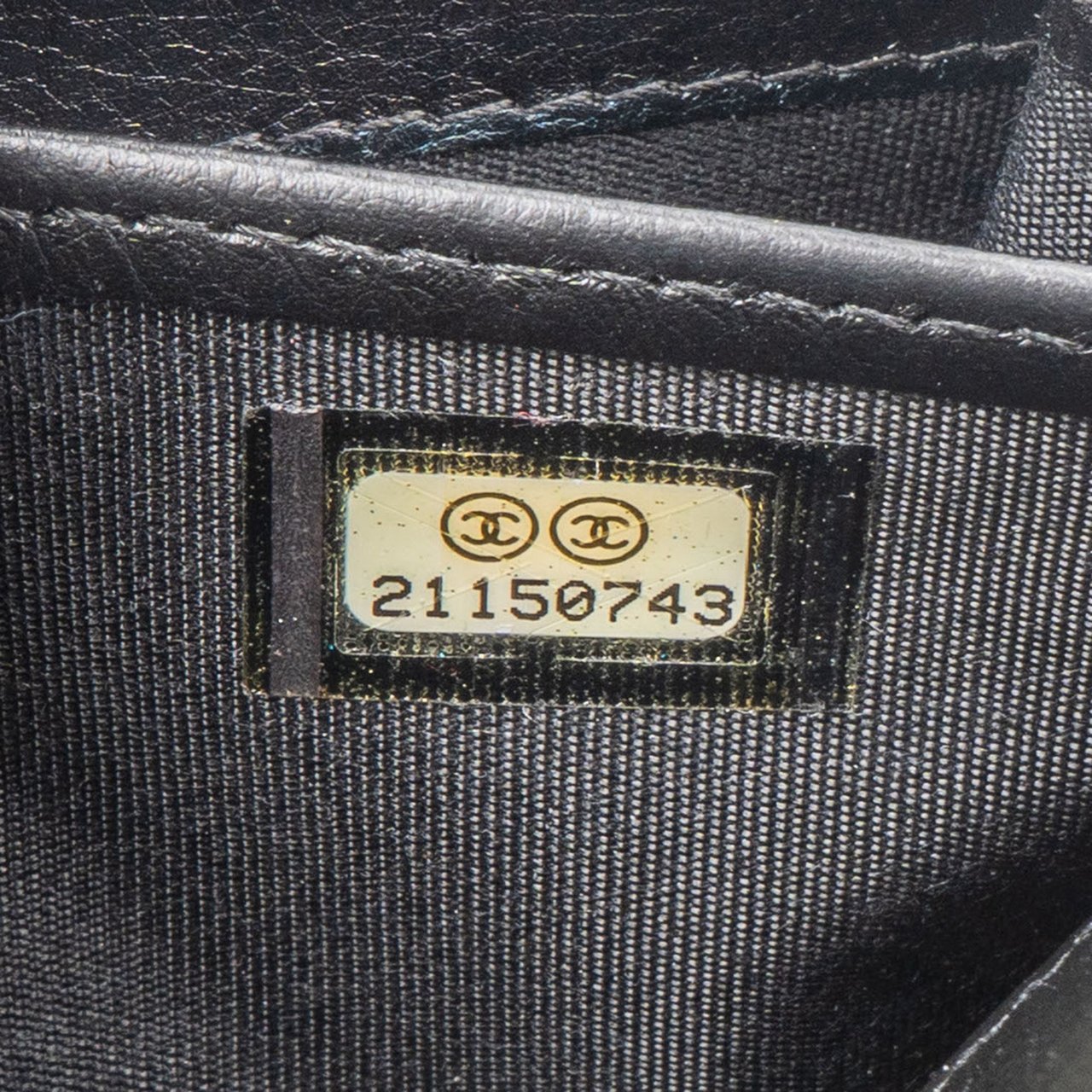 Chanel Chanel Quilted Lambskin Boy CC Wallet Divers