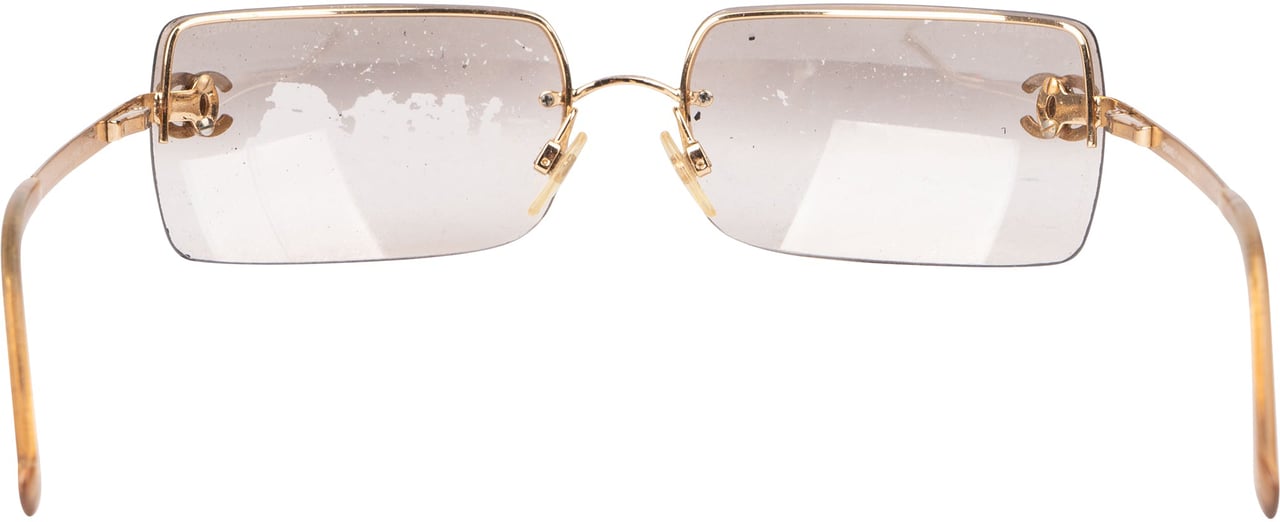 Chanel Chanel Crystal CC Sunglasses Oranje