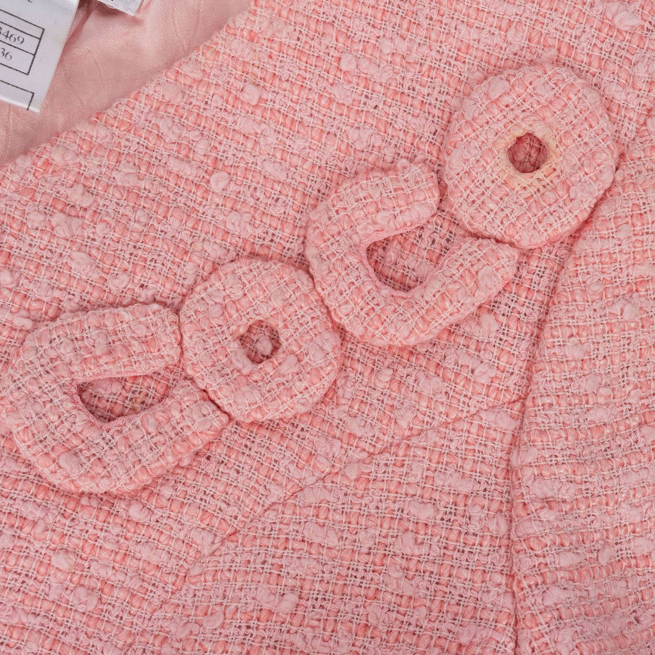 Chanel Rose Tweed Coco Set (D 34 / FR 36) Divers