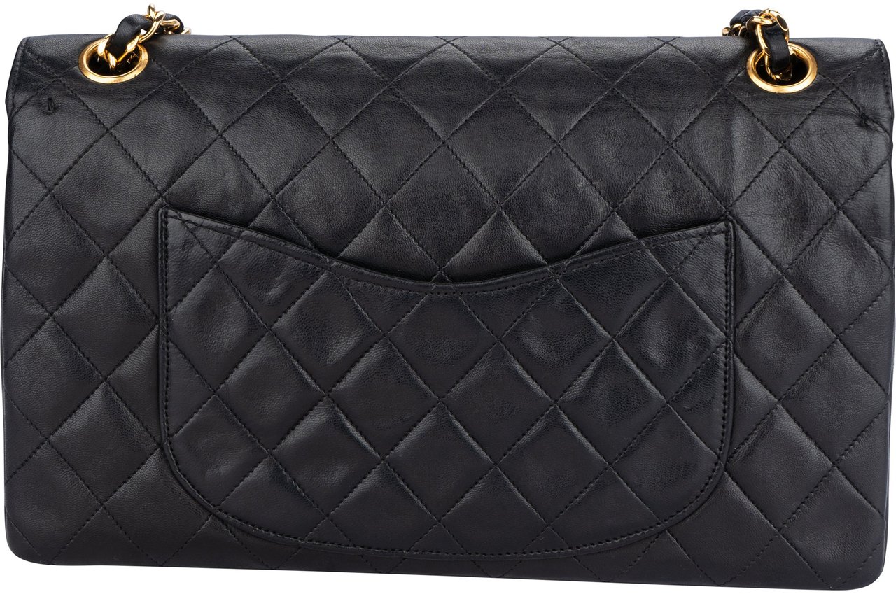 Chanel Chanel Quilted Lambskin 24K Gold Double Flap Crossbody Bag Divers