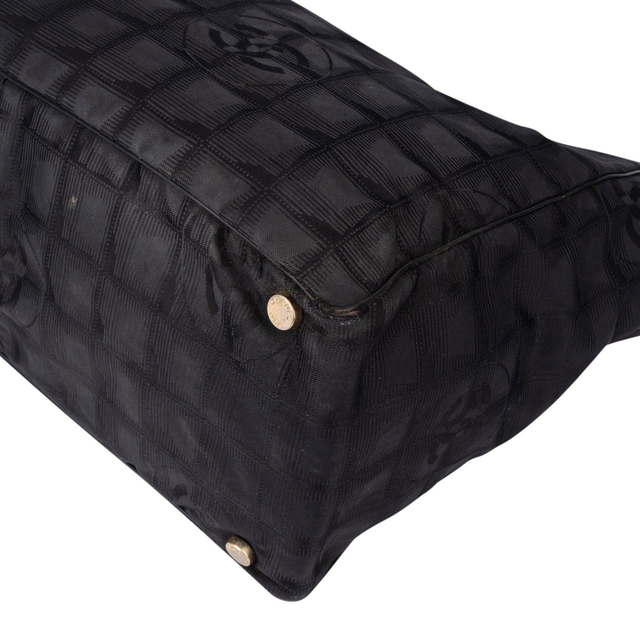 Chanel Chanel Travel Line Monogram Handbag Zwart